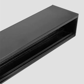 Luminária de Teto Plafon Linea Slim Ledz - 50cm/80cm - Preto/Branco