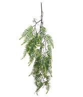 Pendente Folhas de Samambaia Verde