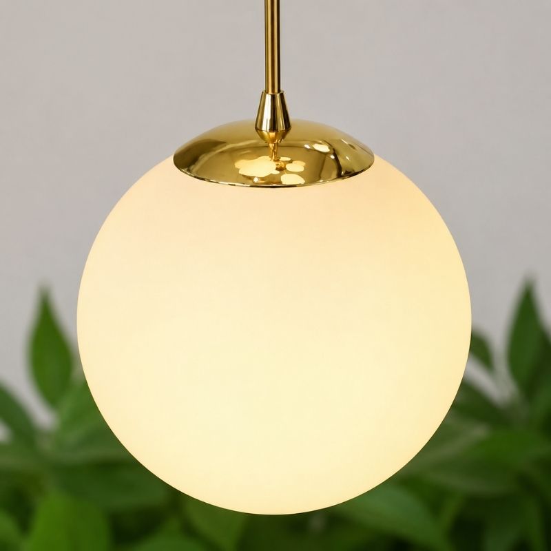 Lustre Pendente de Luxo para Pé-Direito Duplo Globos Estilo Clássico LEDZ -  Dourado/Prata – 6 Globos / 9 Globos / 12 Globos / 18 Globos / 24 Globos