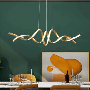 Lustre Pendente Moderno  Minimalista Miraggio LEDZ - Com Controle Remoto - 100cm