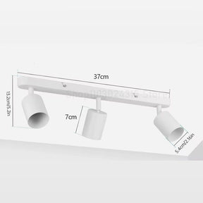 Lustre Luminária de Teto Spots em Led - Preto/Branco