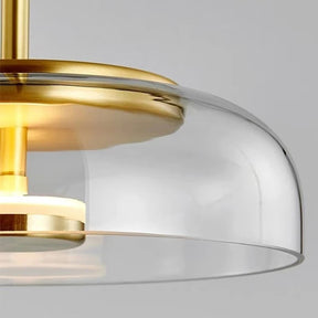 Lustre Pendente Design Italiano Mezza Luna LEDZ – Transparente/Âmbar/Fumê