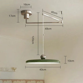 Luminária Pendente com Braço Articulado Estilo UFO Vancouver LEDZ – 40cm