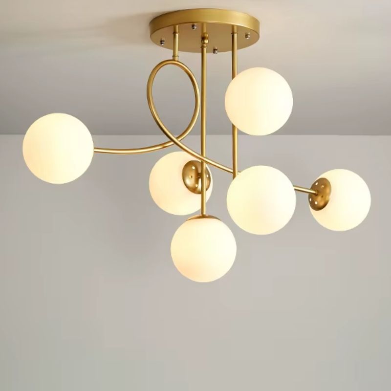 Lustre Pendente Moderno Jabuticaba Vertical - 6 Lâmpadas - 90cm