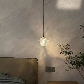 Lustre Pendente Minimalista Orgânico Torino LEDZ – Vidro – Transparente/Âmbar/Fumê – 15cm/22cm