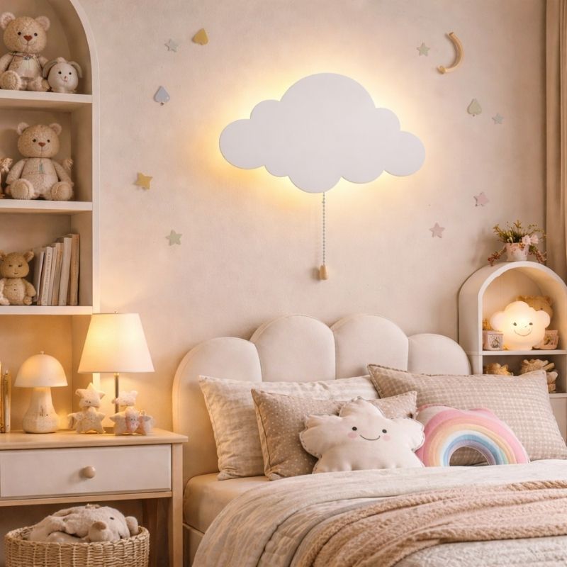 Luminária Arandela de Parede Sem Fio Recarregável Para Quarto Infantil Temática Sogni D’Oro Ledz