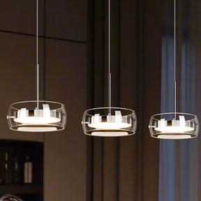 Lustre Pendente Design Italiano Vetro Led