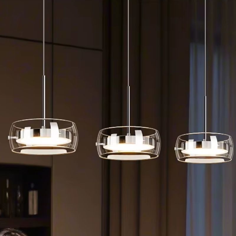 Lustre Pendente Design Italiano Vetro Led
