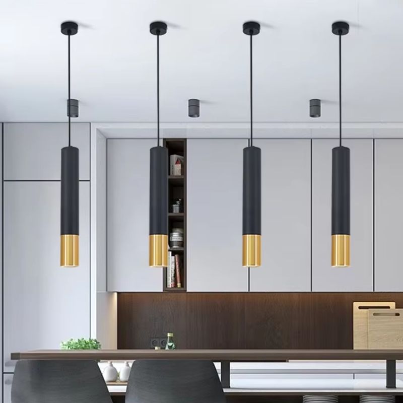 Lustre Pendente de Luxo Tubular Led