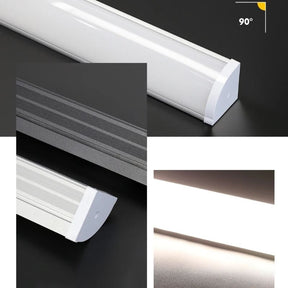 Luminária Arandela de Parede Externa à Prova D´Água IP65 Perfil Led - Preto/Branco - 50cm/90cm