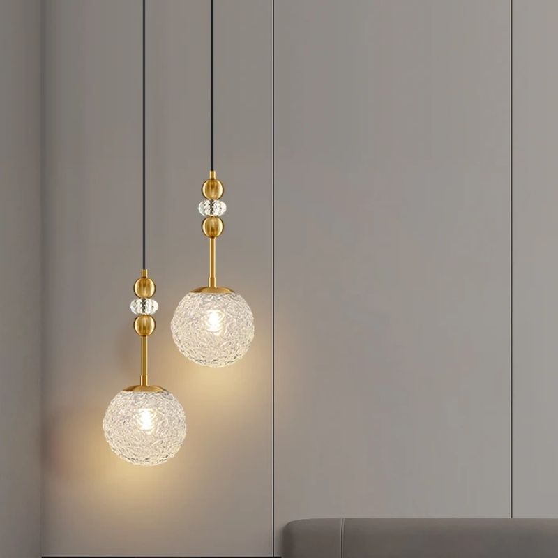 Lustre Pendente de Luxo Vitra LEDZ - Dourado