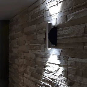 Luminária Arandela de Parede Decorativa 7 Cores de Luz Aura LEDZ - 12cm x 3,5cm