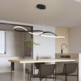 Lustre Pendente Minimalista Orgânico Gran Luxo Verona LEDZ – Dourado/Prata/Preto – 100cm – Controle Remoto e App