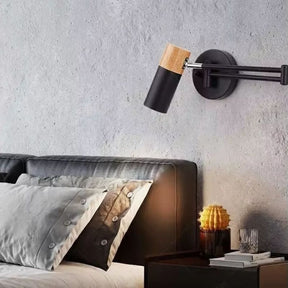 Luminária Arandela de Parede Moderna Articulada Flexis LEDZ - Preto/Branco