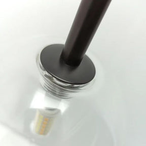Lustre Pendente Design Italiano Vetro Chiaro LED