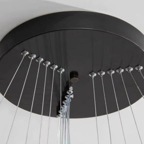 Lustre Pendente de Luxo para Pé-Direio Duplo Atena LEDZ – 5 Anéis (3 metros) / 4 Anéis (2 metros)