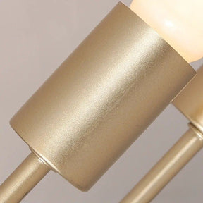 Lustre Plafon Sputnik Estilo Moderno Axial LEDZ – 6 ou 8 Lâmpadas – Preto/Branco/Dourado