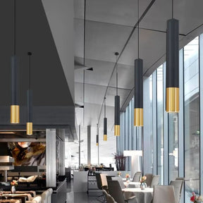 Lustre Pendente de Luxo Tubular Led