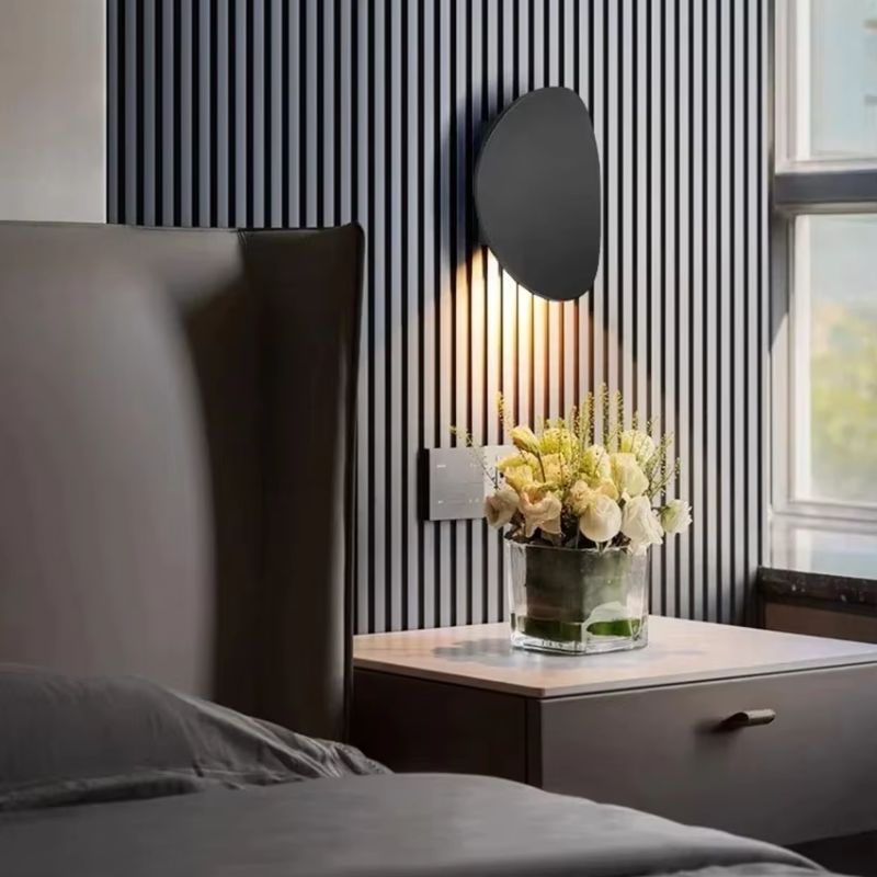 Luminária Arandela de Parede Interna/Externa à Prova D'Água IP65 Scudo LEDZ - Preto/Branco - 18cm