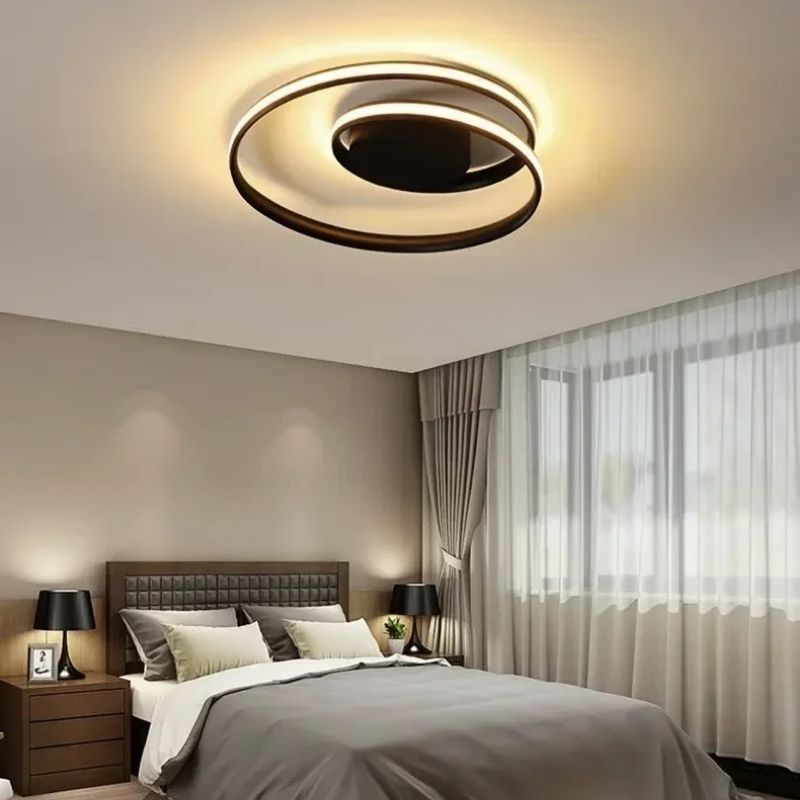 Lustre Luminária de Teto Plafon Zenith Elipse LEDZ - 46cm