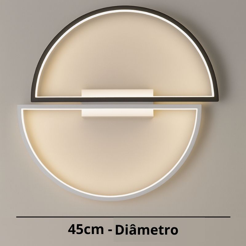 Luminária de Teto Plafon Duomo LEDZ - 45cm/55cm
