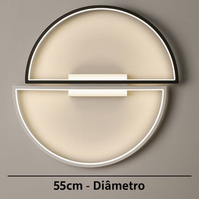 Luminária de Teto Plafon Duomo LEDZ - 45cm/55cm
