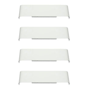 Luminária Arandela de Parede Externa à Prova D´Água IP65 Ultra Slim Axis - Branco - 30cm/40cm