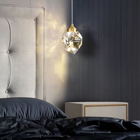 Lustre Pendente de Luxo Led - Diamante