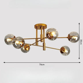 Lustre Pendente Moderno Jabuticaba Chandelier LEDZ – 6 Lâmpadas / 8 Lâmpadas