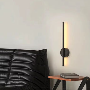 Luminária Arandela de Parede Sem Fio com Controle Remoto - Tendency LED - Preto/Dourado - 50cm
