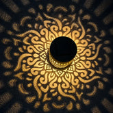 Luminária Luz Solar LED Decorativa Mandala – Acendimento Automático