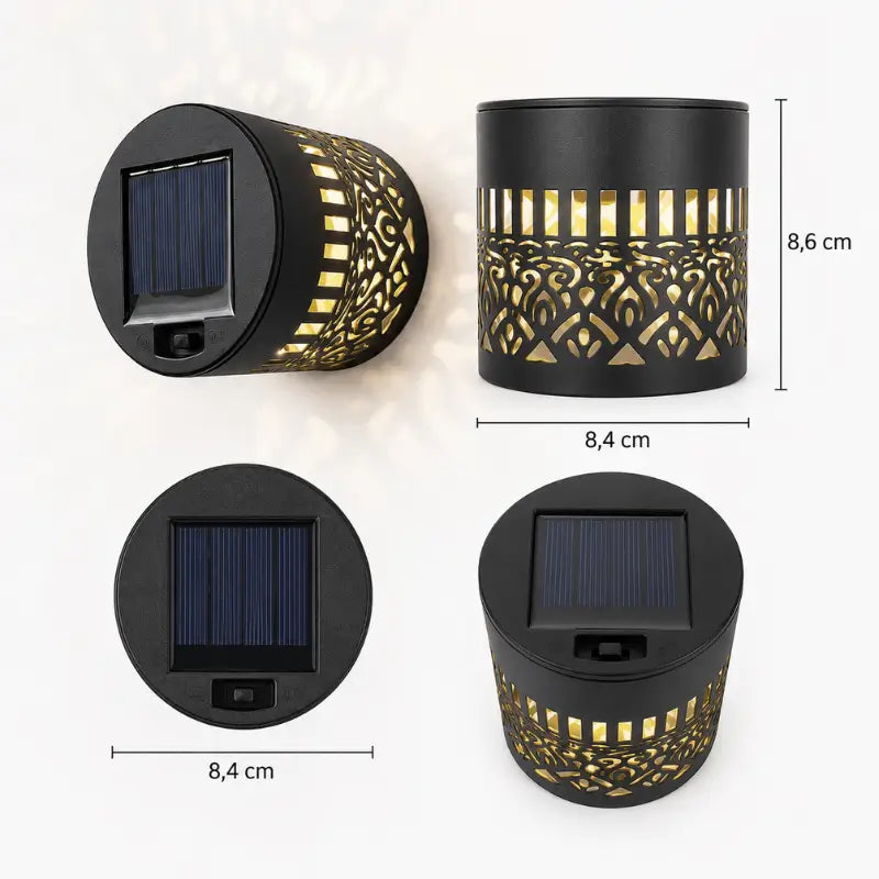 Luminária Luz Solar LED Decorativa Mandala – Acendimento Automático