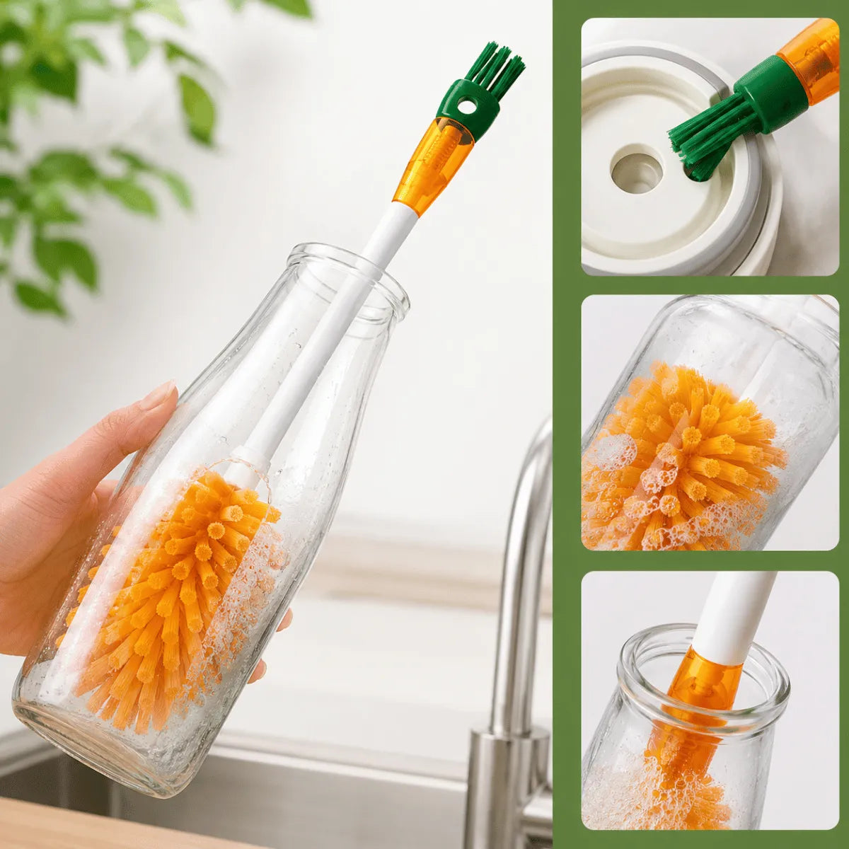 Escova De Copo Funcional - Kit 5 peças + FRETE GRÁTIS