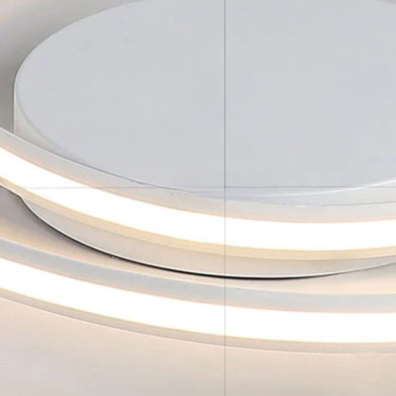 Lustre Luminária de Teto Plafon Zenith Elipse LEDZ - 46cm