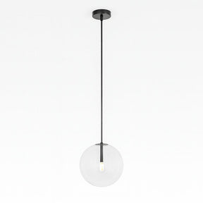 Lustre Pendente Design Italiano Vetro Chiaro LED