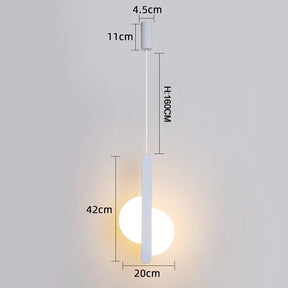 Lustre Pendente Moderno Meia Esfera Led