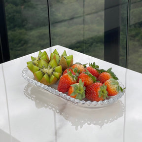 Kit para Mesa Posta Premium de Cristal Linha Pearl 6 Peças