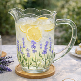 Jarra Lavanda Hand Painting Cristal 1,5L
