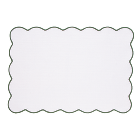 Jogo Americano Retangular Cloud Poliester Branco 30x45