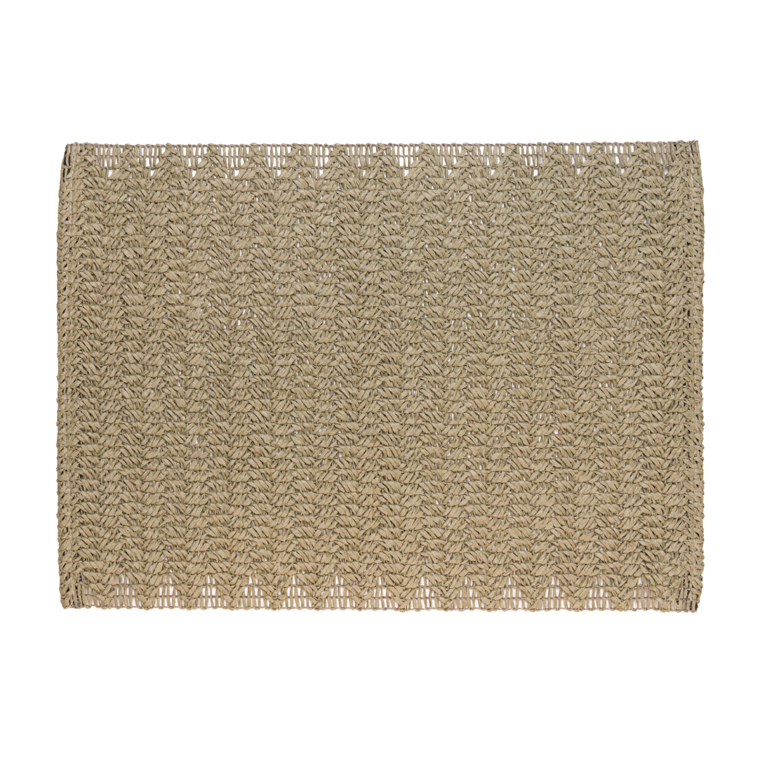 Jogo Americano Retangular Elvea Papel Verde 45x30