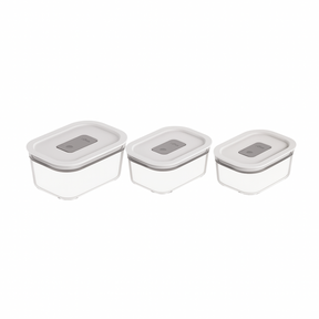 Kit 3 Potes Herméticos Fresh Lock 370ml