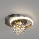 Luminária de Teto Plafon Moderno Globo Circular Ledz