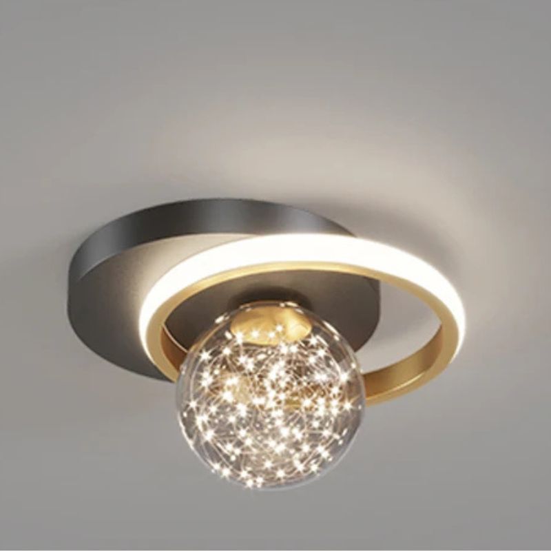 Luminária de Teto Plafon Moderno Globo Circular Ledz
