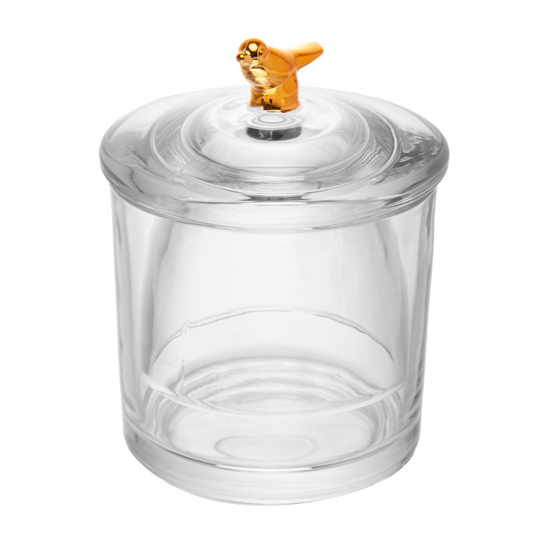 Manteigueira Francesa Golden Bird 11cm