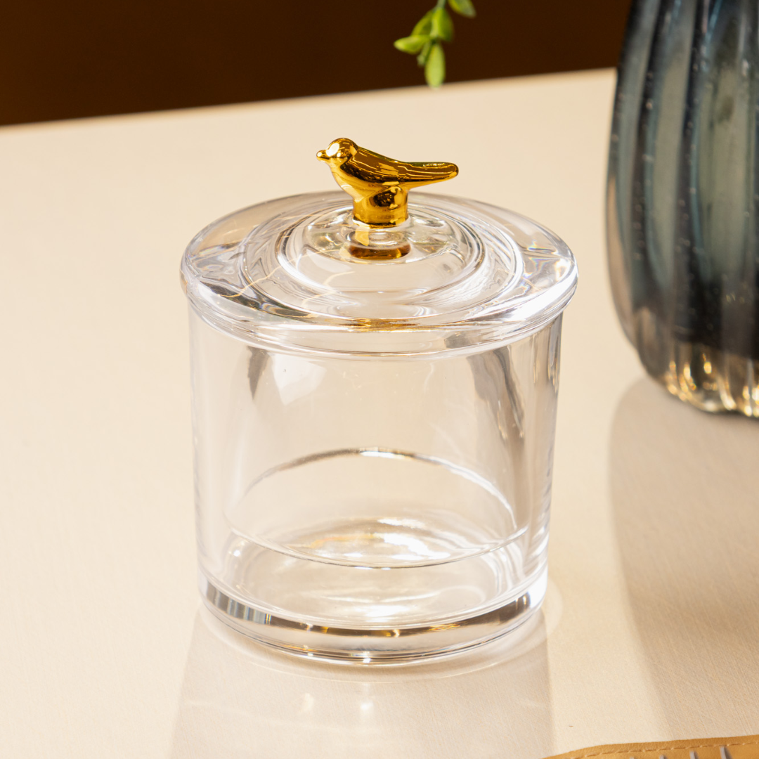 Manteigueira Francesa Golden Bird 11cm