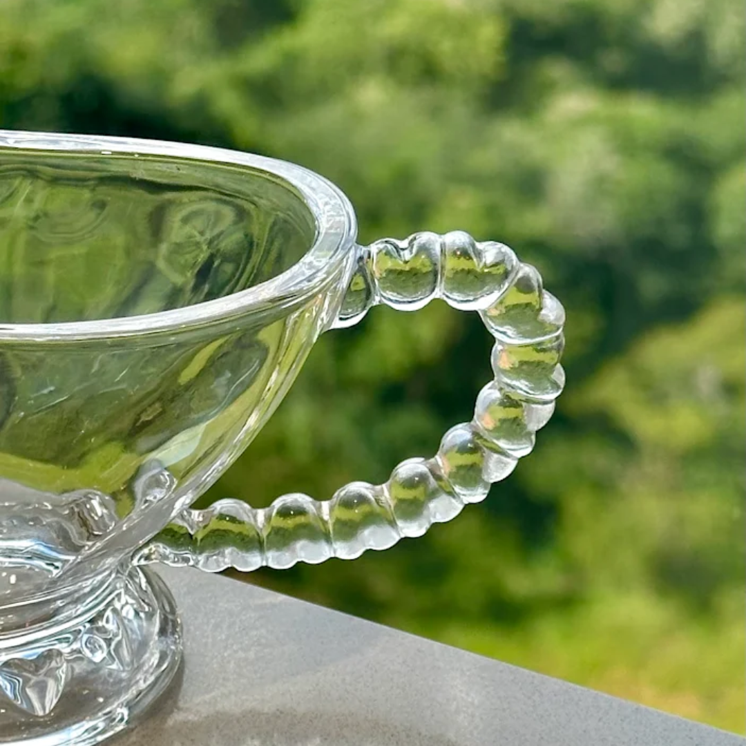 Molheira de Cristal com Detalhes em Coração 15,5cm