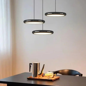 Lustre Pendente Design Italiano Vetro Milano LEDZ – Preto/Prata Cromado – 1 Unidade/3 Unidades