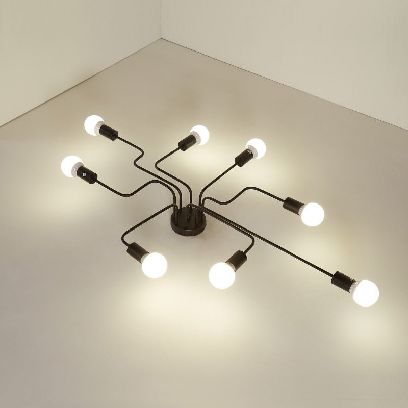 Lustre Luminária de Teto Spider Led