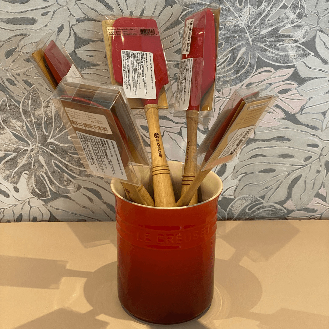 Porta Utensilios Cerâmica Clássico Vermelho 1 Litro Le Creuset