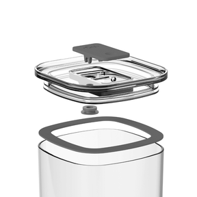 Pote Hermético Quadrado Duo Lock 450ml